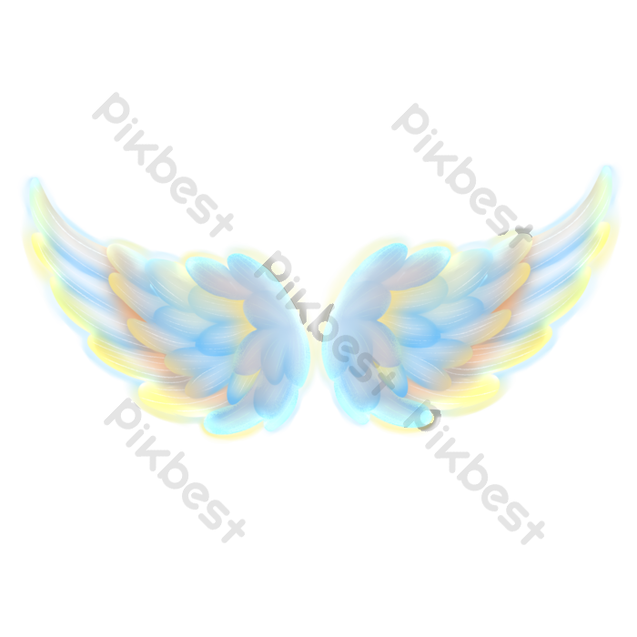 Detail Colorful Angel Wings Png Koleksi Nomer