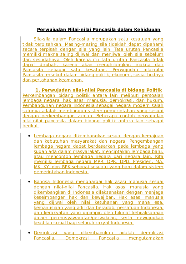 Detail Contoh Perwujudan Nilai Nilai Pancasila Koleksi Nomer 38