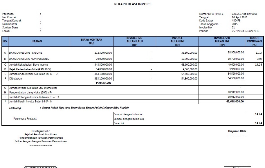 Detail Contoh Surat Tagihan Progress Proyek Koleksi Nomer 18