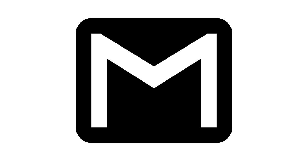 Detail Gmail Icon Png Black Koleksi Nomer