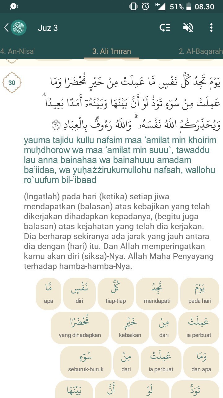 Detail Surat Ali Imran Ayat 30 Koleksi Nomer 6