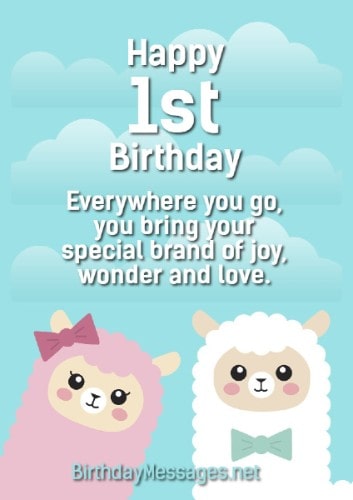 Detail 1 Year Birthday Quotes Nomer 35