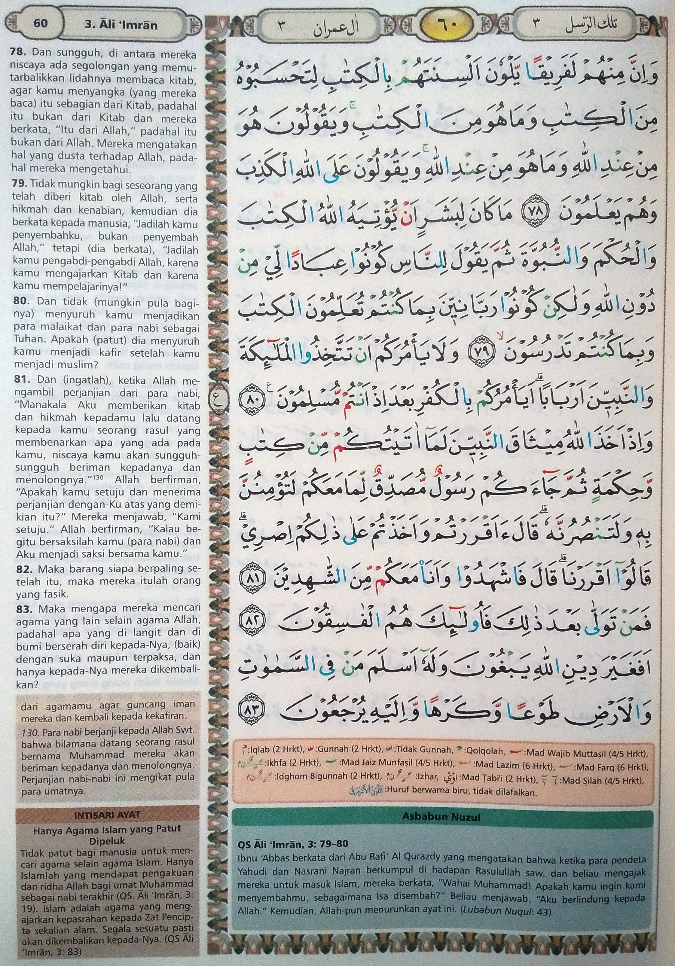 Detail 10 Ayat Terakhir Surat Al Imran Nomer 13