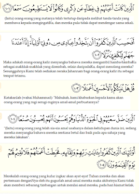 Detail 10 Ayat Terakhir Surat Al Kahfi Nomer 15