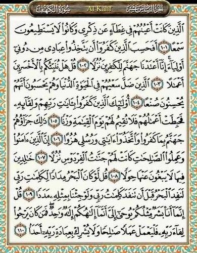 Detail 10 Ayat Terakhir Surat Al Kahfi Nomer 17