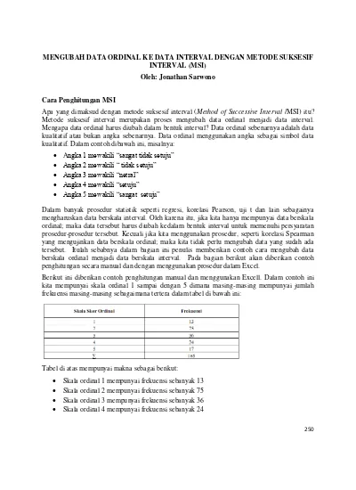 Detail 10 Contoh Data Ordinal Nomer 39