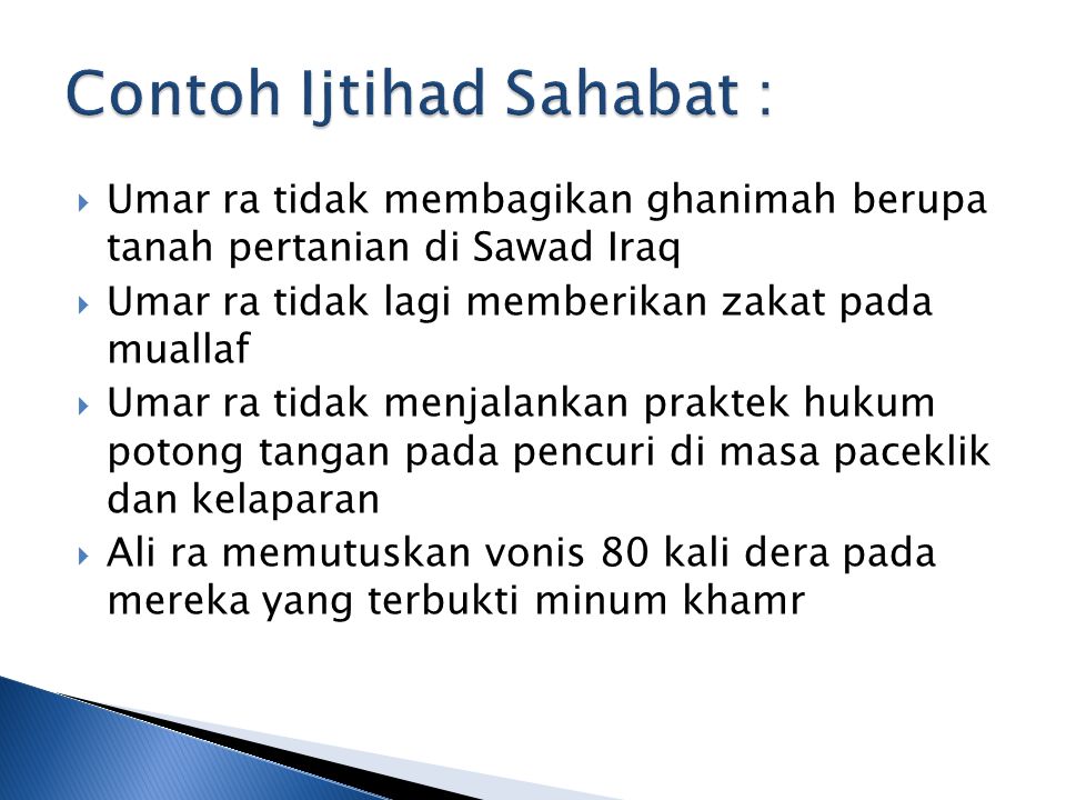 Detail 10 Contoh Ijtihad Nomer 15