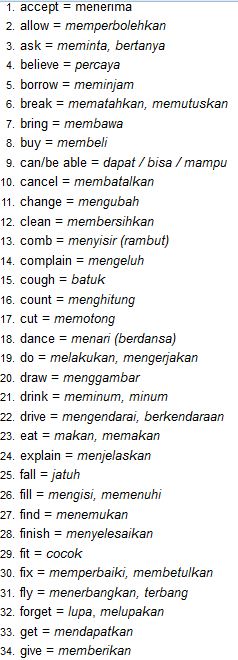 Detail 10 Contoh Kata Kerja Nomer 18