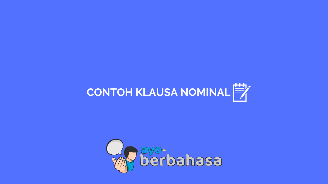 Detail 10 Contoh Kata Nomina Nomer 56