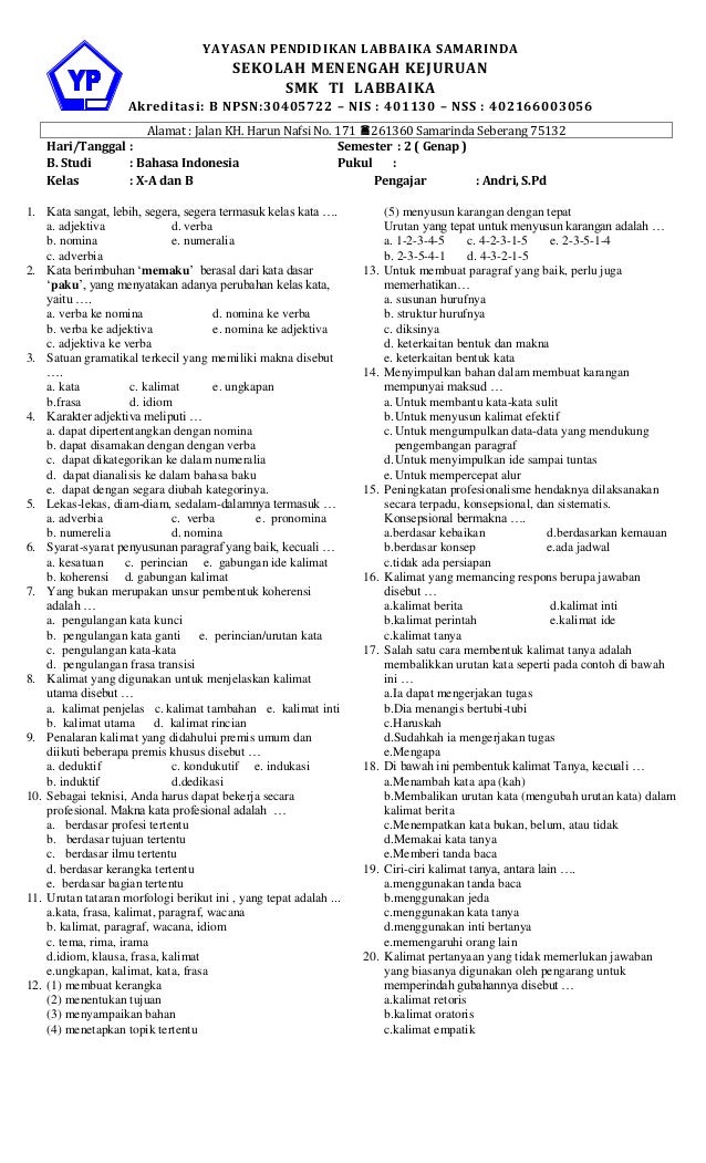 Detail 10 Contoh Kata Nomina Nomer 58