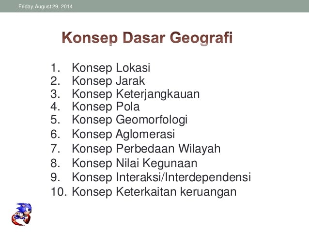 Detail 10 Contoh Konsep Geografi Nomer 7