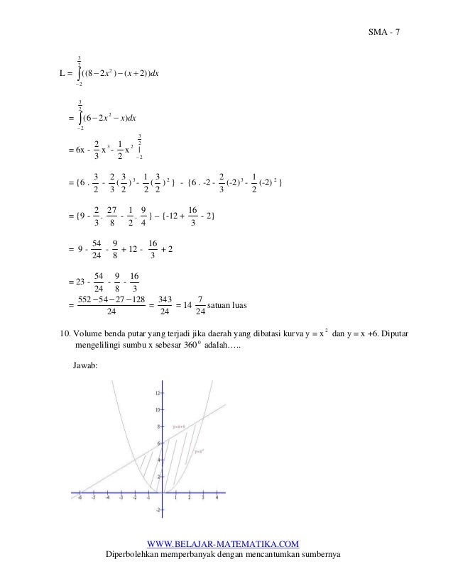 Detail 10 Contoh Soal Integral Tak Tentu Nomer 57