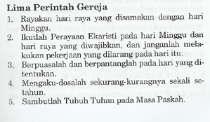 Detail 10 Perintah Gereja Nomer 34