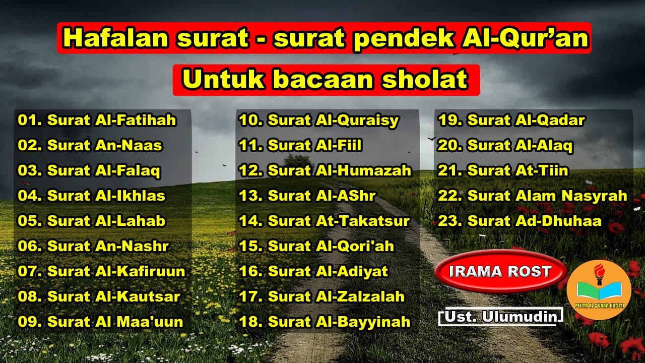 Detail 10 Surat Pendek Yang Mudah Dihafal Nomer 43