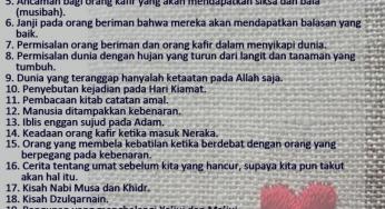 Detail 10 Surat Terakhir Nomer 27