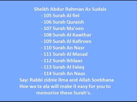 Detail 10 Surat Terakhir Al Quran Nomer 3