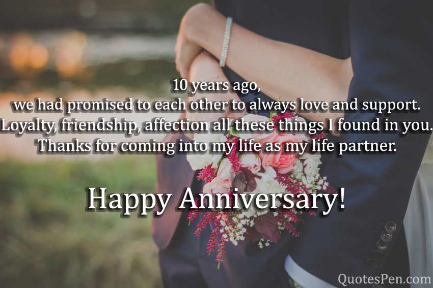 Detail 10 Years Marriage Anniversary Quotes Nomer 6