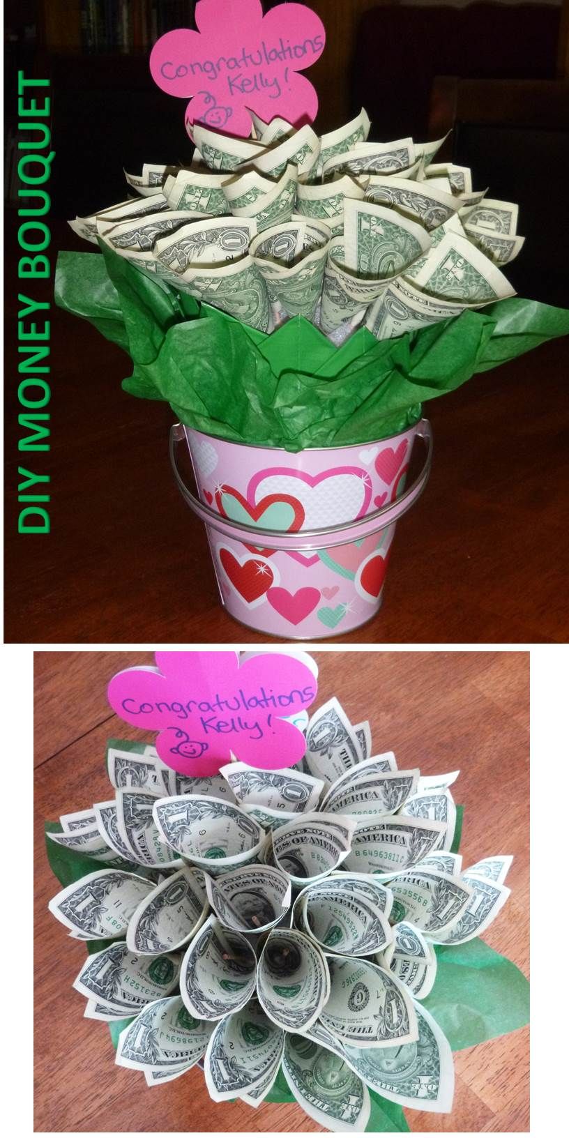 Detail 100 Dollar Bill Bouquet Nomer 3