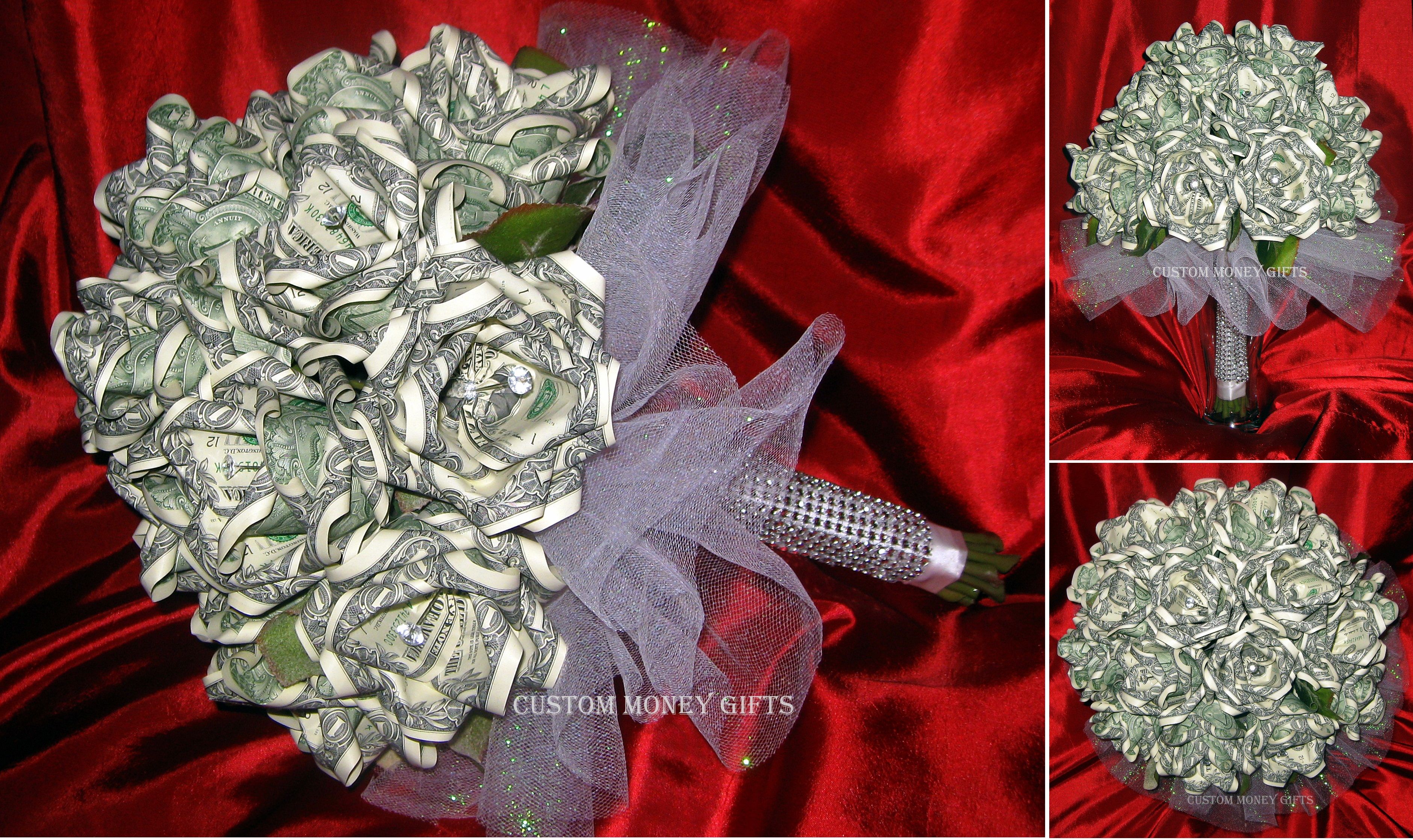 Detail 100 Dollar Bill Bouquet Nomer 6