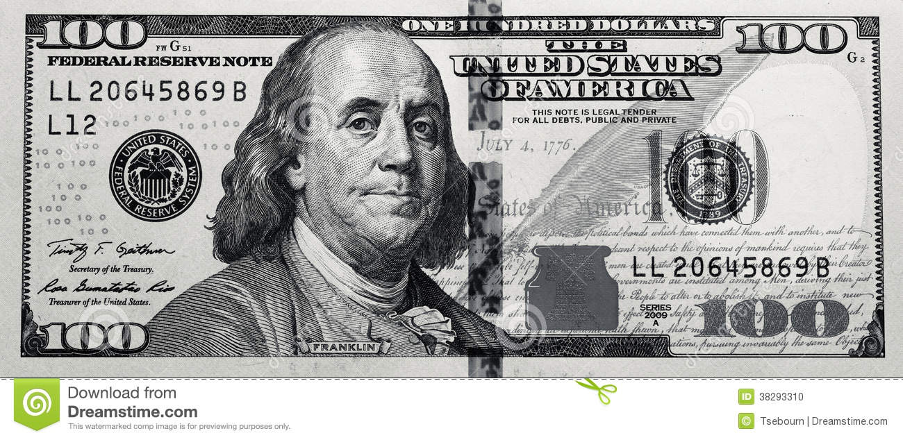 Detail 100 Dollar Bill Clipart Nomer 55