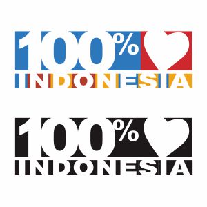 Download 100 Indonesia Logo Nomer 7