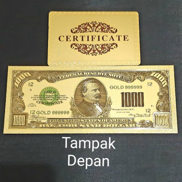 Detail 1000 Dolar Amerika Nomer 11