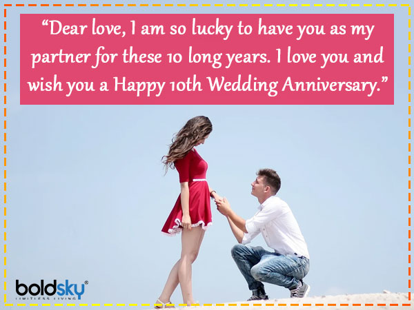 Detail 10th Wedding Anniversary Quotes For Husband Nomer 21