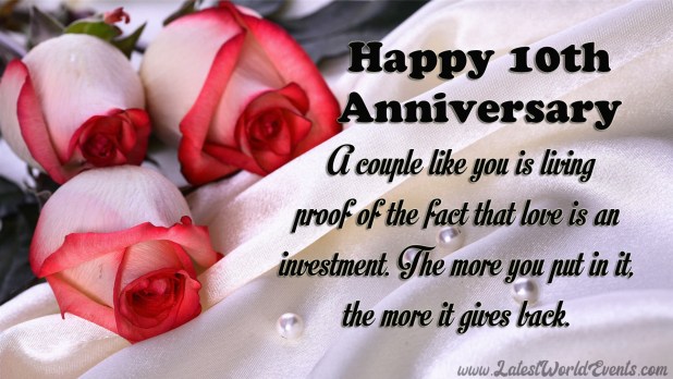 Detail 10th Wedding Anniversary Quotes For Husband Nomer 57