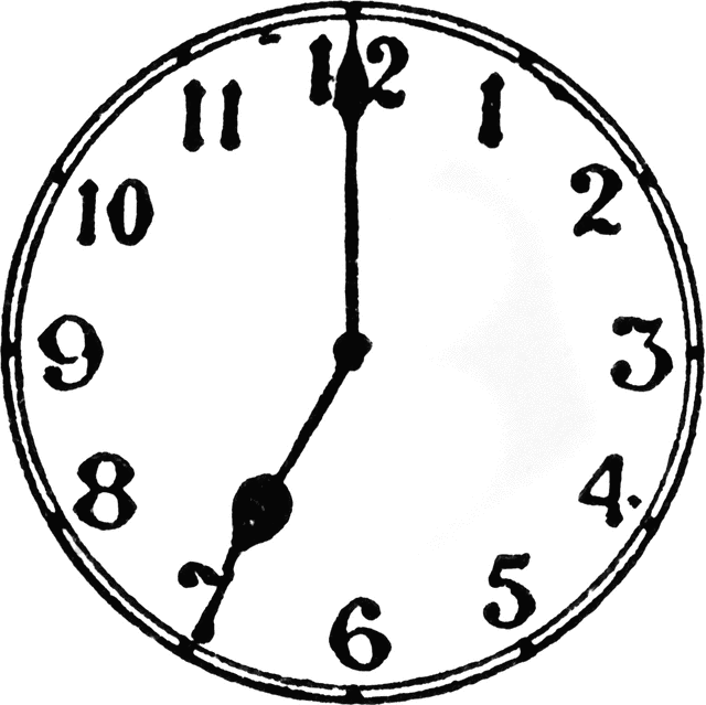 Detail 12 O Clock Clipart Nomer 38