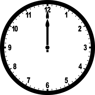 Detail 12 O Clock Clipart Nomer 5