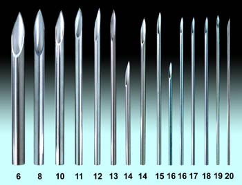 Detail 14 Gauge Needle Piercing Nomer 10