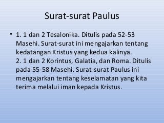 Detail 14 Surat Paulus Nomer 49