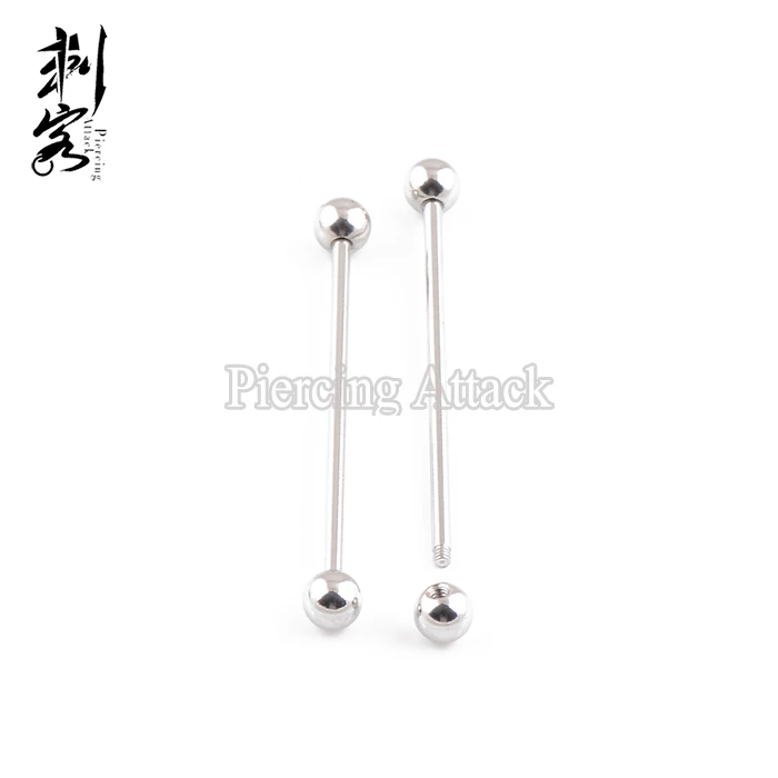 Detail 16 Gauge Industrial Barbell Nomer 14