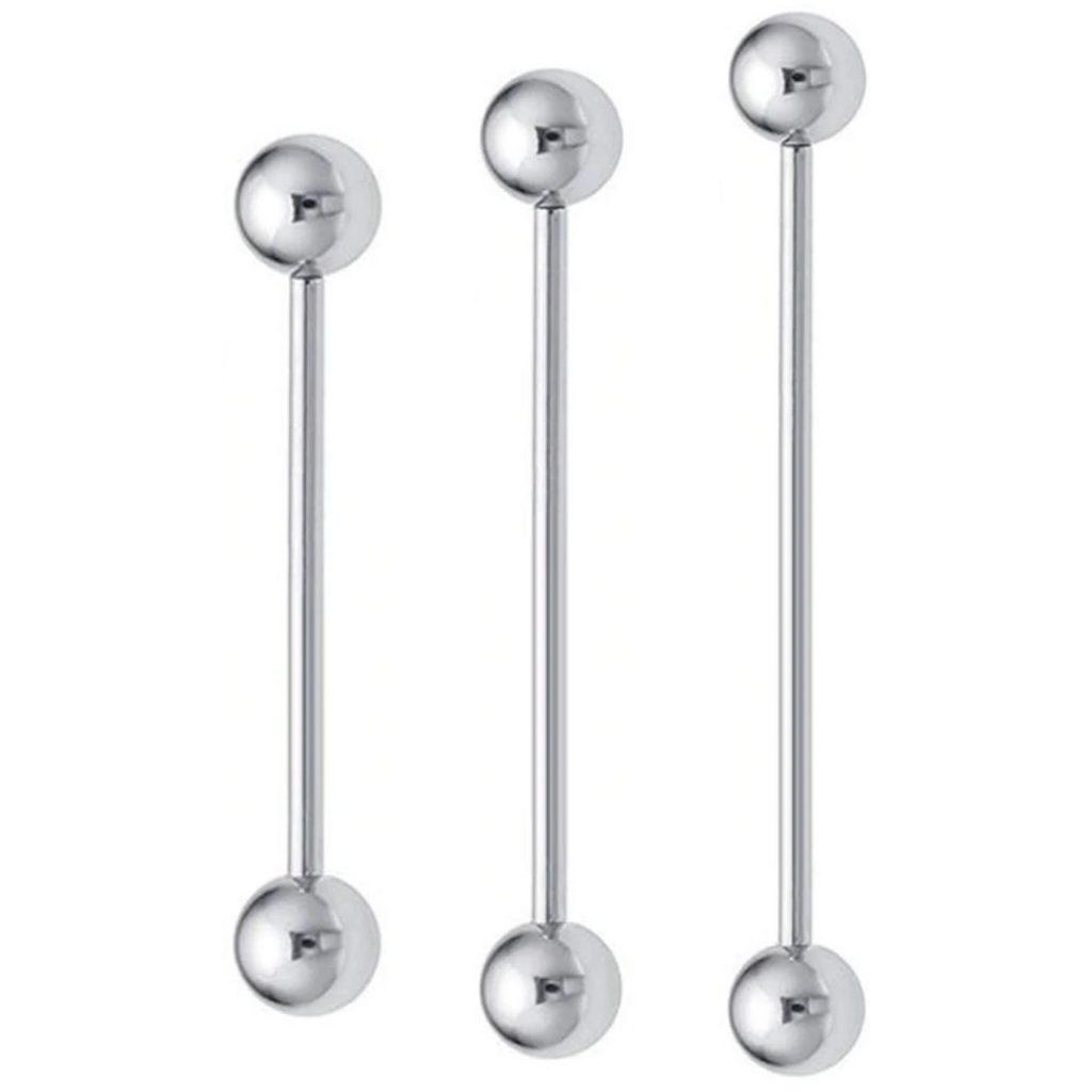 Detail 16 Gauge Industrial Barbell Nomer 3