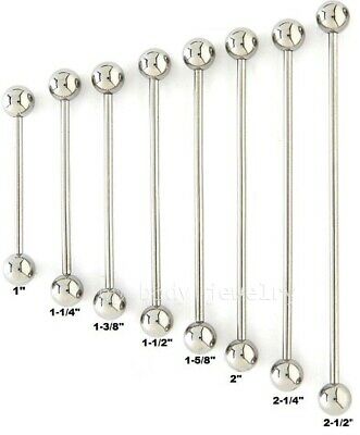 Detail 16 Gauge Industrial Barbell Nomer 39