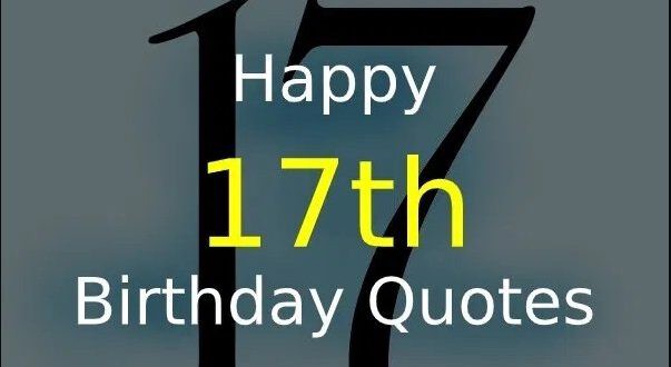 Detail 17th Birthday Quotes Funny Nomer 11