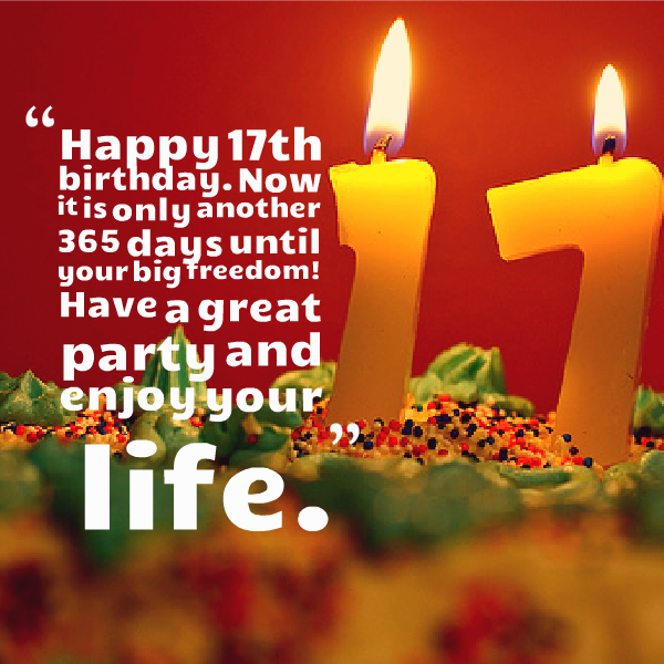 Detail 17th Birthday Quotes Funny Nomer 14