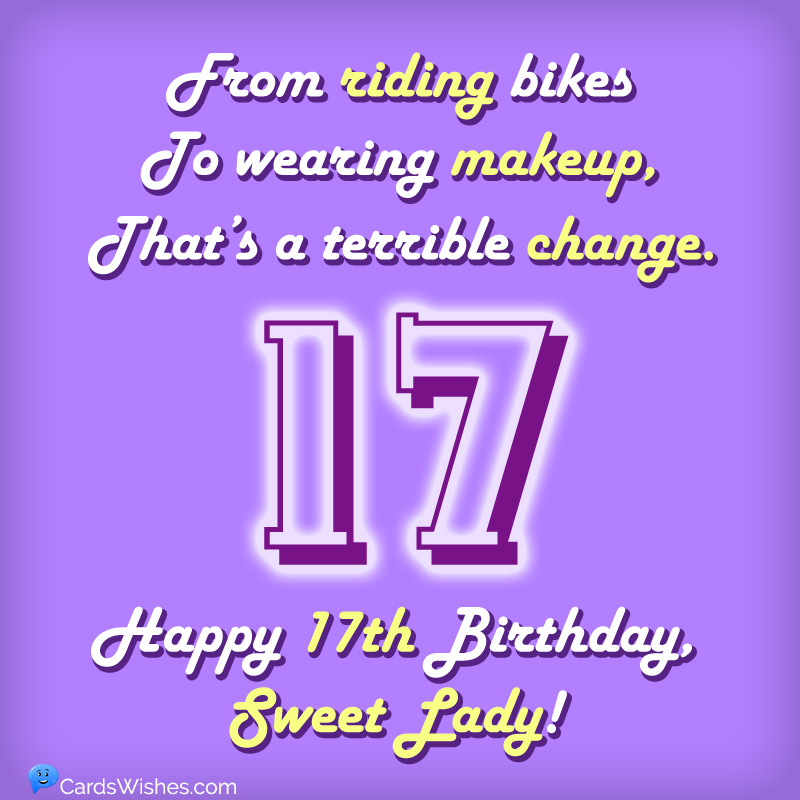 Download 17th Birthday Quotes Funny Nomer 8