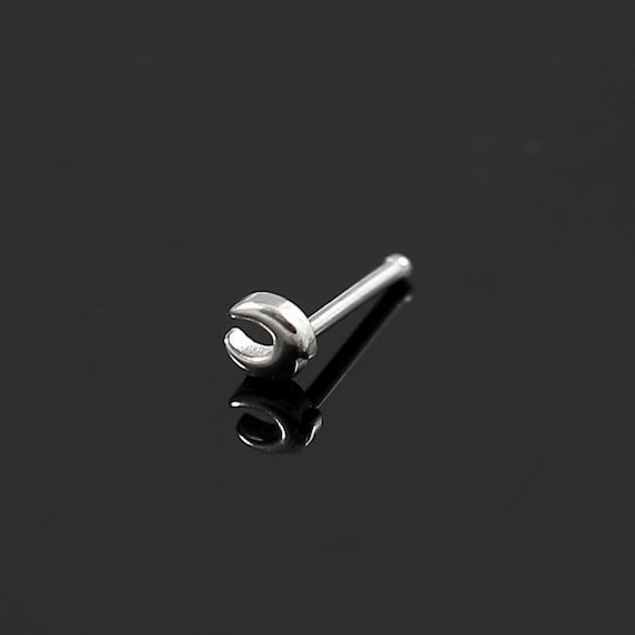 Detail 18 Gauge Bone Nose Ring Nomer 29