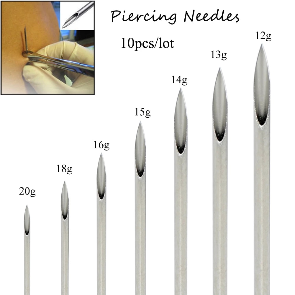 Detail 18 Gauge Needle For Nose Piercing Nomer 11