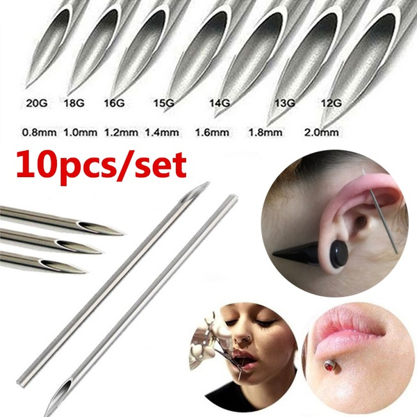 Detail 18 Gauge Needle For Nose Piercing Nomer 8