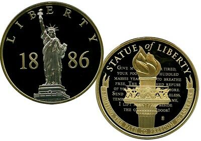 Detail 1886 Statue Of Liberty Gold Coin Nomer 2