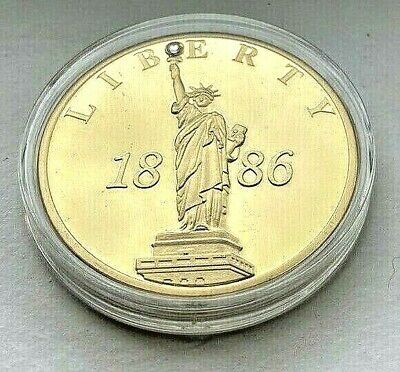 Detail 1886 Statue Of Liberty Gold Coin Nomer 50