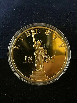 Detail 1886 Statue Of Liberty Gold Coin Nomer 6