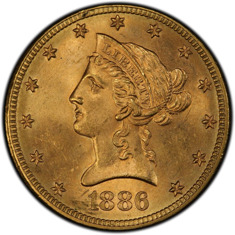 Detail 1886 Statue Of Liberty Gold Coin Nomer 9