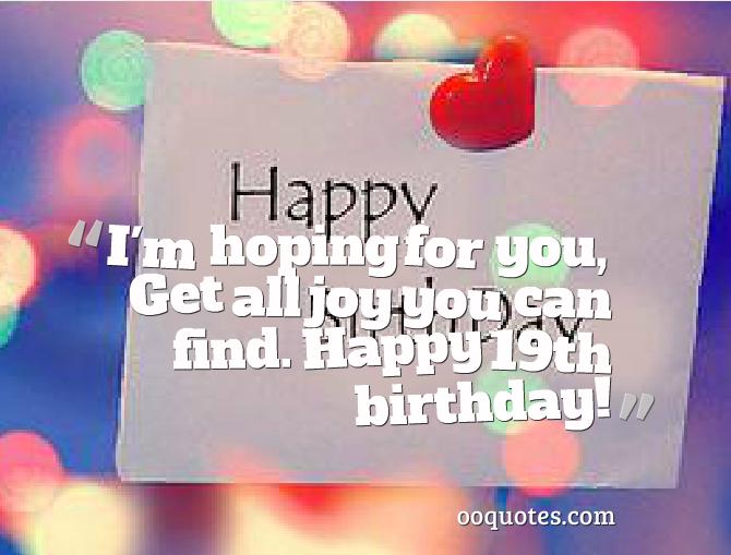 Detail 19th Birthday Quotes Tumblr Nomer 10