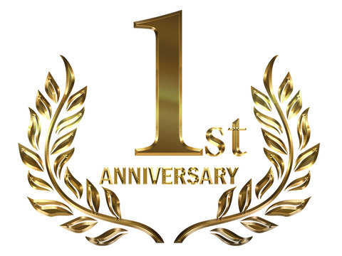 Detail 1st Anniversary Logo Png Nomer 4