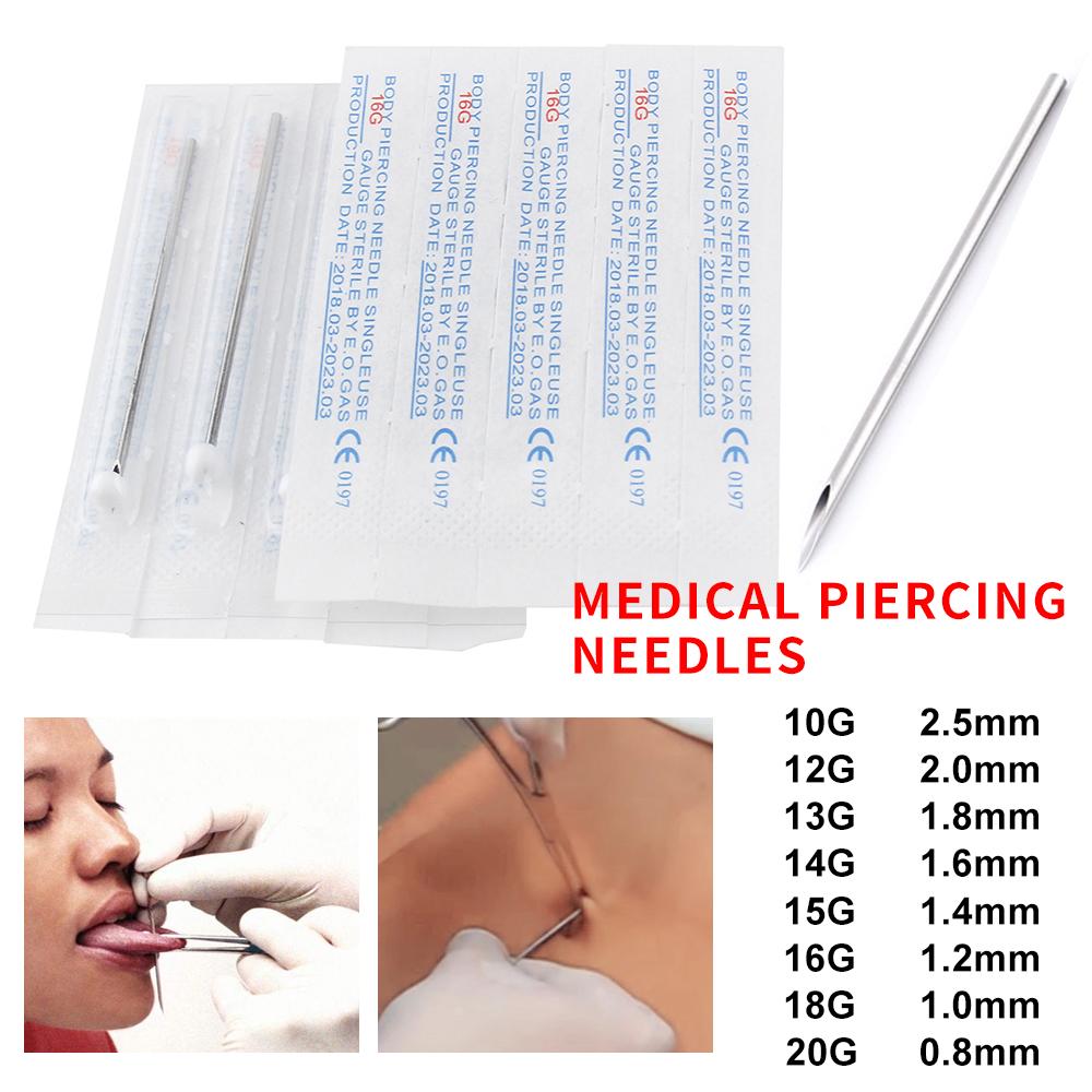 Detail 2 Gauge Piercing Needle Nomer 58