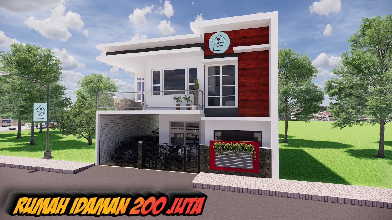 Detail 2 Lantai Rumah Minimalis Nomer 43