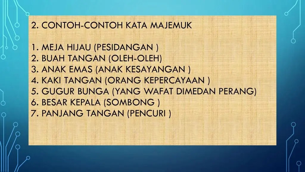 Detail 20 Contoh Kata Majemuk Nomer 4